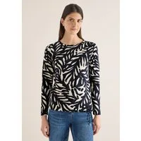 CECIL Langarmshirt aus reiner Baumwolle