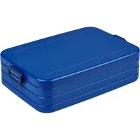 Mepal Lunchbox Lunchbox Take a Break Large, 1500 ml, für 4 Sandwiches, Essensbox mit Unterteilung, spülmaschinenfest, Vivid Blue