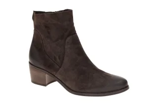 Paul Green Damen Stiefeletten 9025-160 Mocca Braun, Echtleder, Blockabsatz 4cm
