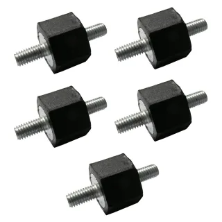 5x Halter Gummilager Silentgummi Silentblock Schwingungsdämpfer Gummi Puffer