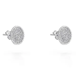 Orphelia 'Bella' Damen Ohrstecker aus 925er Sterling Silber - Silber ZO-7565
