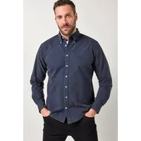 JP1880 Businesshemd Oxford-Hemd FLEXNAMIC® Langarm Buttondown-Kragen