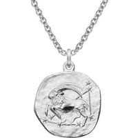 trendor Kette mit Anhänger Sternzeichen Steinbock mit 925 Silber Ø 16 mm