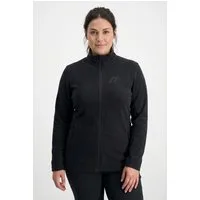 Maier Sports Fleecejacke DA-MIDLAYERJACKE DENISE JACKET W mit durchgehendem Reißverschluss, hoch geschlossener Ausschnitt