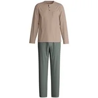 CALIDA Pyjama Relax Choice Herren (2 tlg) weich, komfortabel mit Brusttasche