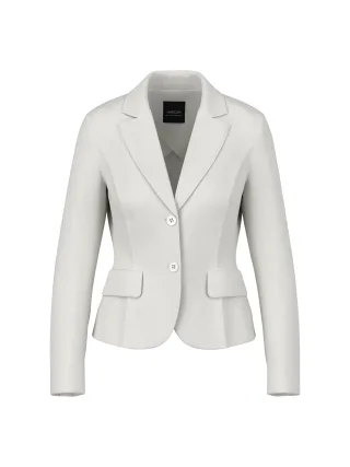 Marc Cain Additions - Taillierter Stretch-Blazer mit Klappen vapor blue - Gr. - 36