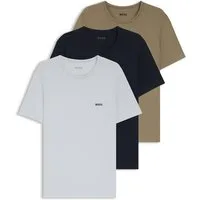 BOSS T-Shirt TShirtRN 3P Classic (3-tlg) mit Logostickerei