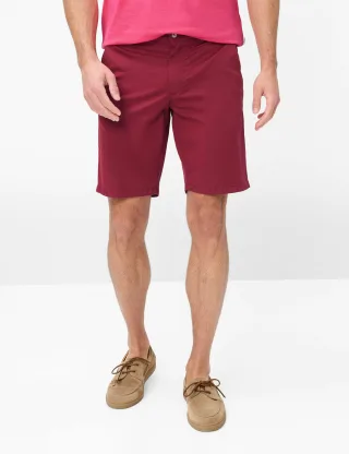 Brax Herren Bermuda Style BOZEN WILDBERRY, dunkelrot, Gr. 40