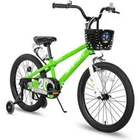 JOYSTAR Kinderfahrrad 12/14 /16/18/20 Zoll fahrrad für Jungen und Mädchen 3-12 Jahre, Mit Korb, Stützrädern, Fahrradklingel, Flaschenhalter, Kettenabdeckung