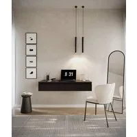 Selsey Schminktisch BEMMI, Hängeschreibtisch Schminktisch mit 2 Schubladen 120 cm breit
