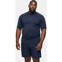 JP1880 T-Shirt Schwimmshirt Halbarm Stehkragen UV-Schutz