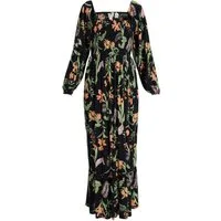 Roxy Maxikleid Black Sands