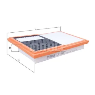 Mahle Luftfilter Mercedes LX1850/1