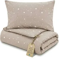 Totsy Baby Babybettwäsche Kinder Bettdecke ohne Bezug – Baby Decke und Kissen Set aus Baumwolle