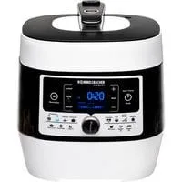 Dampfdruck- & Multikocher "MeinHans" weiß/schwarz, 1.000 Watt, 6 Liter