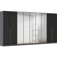 OTTO home Drehtürenschrank Kleiderschrank Schrank Garderobe AGORDO mit Dekor- oder Hochglanzfront (in zwei Griff-Farben, Breiten 91-405 cm) durchdachte Innenausstattung, in 8 Breiten und 2 Höhen MADE IN GERMANY