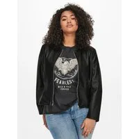 ONLY CARMAKOMA Lederimitatjacke CARSARAMY FAUX LEATHER JACKET OTW SLIM FIT