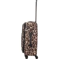 Franky Weichgepäck-Trolley Koffer Gr. M Reisegepäck T27-F Spinner 65er, 4 Doppellenkrollen Rollen, Dehnfalte TSA Schloss