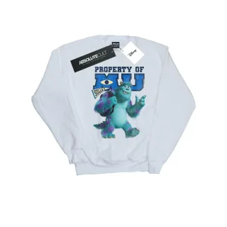 Disney - "Monsters University Property Of MU Sulley" Sweatshirt für Herren (Weiß)