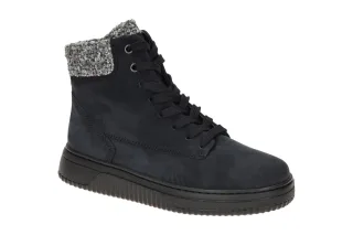 Gabor Damen Stiefeletten 76.795.46 Nightblue/Grey Bequeme Mid-Sneakers