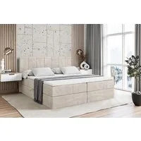 ALTDECOR Boxbett MOETI (Multipocket-Matratze H4, H3 Matratze Bonellfederung, Topper, Kopfteil)