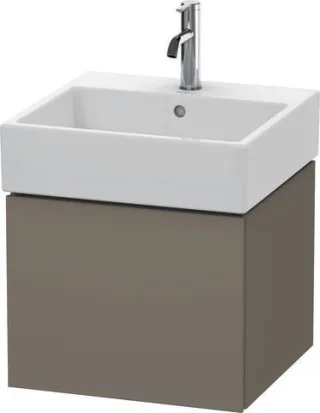 Duravit L-Cube Waschtischunterbau wandhängend Flanell Grau Seidenmatt 484x459x394 mm - LC617409090 LC617409090