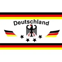 trends4cents Flagge Flagge 90 x 150 cm Hissfahne Bundesland Sturmflagge Hissfahne (Deutschland 1 Fußball 4 Sterne), für Fahnenmaste