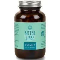 BitterLIebe - Vegane Omega 3 Kapseln - hochdosiert aus pflanzlichen Algenöl - Kapseln