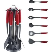 Michelino Kochbesteck-Set Michelino 7-teiliges Küchenhelfer-Set im edlen Design Utensilienset