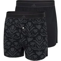adidas Sportswear Trunk Active Woven (2er Pack) lockere Passform, Knopfleiste, elastischer Bund, Webqualität