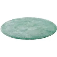 Wecon home Basics Badematte Joris, Höhe 20 mm, rutschhemmend beschichtet, strapazierfähig, Polyester, rund, waschbar, viele Größen, Badezimmerteppich, uni