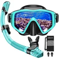 LuxusKollektion Tauchset Schnorchelset Erwachsene Taucherbrille Dry Schnorchel Anti-Leck