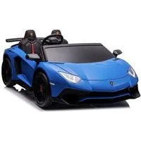 Wisam Elektro-Kinderauto Autobatterie Lamborghini XXL A8803 Blau 24V