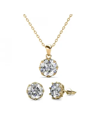 Lilienset - Gold und Kristall