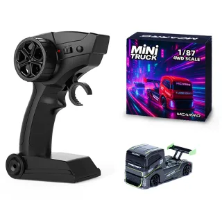 MCARRO MC081 1:87 Mini RC Car Support App Remote Controlled LED Light Vehicle Desktop Toys Model Collection Gift For Boy