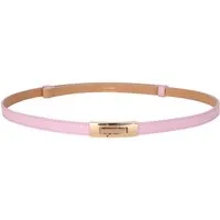 MIRROSI Ledergürtel Damen Gürtel Echtleder, Made in Italy, 18mm breit (Passt fast zu jeder Hosenschlaufe) Einheitsgröße (Geeignet für einen Hüftumfang von ca. 55 bis 100 cm)