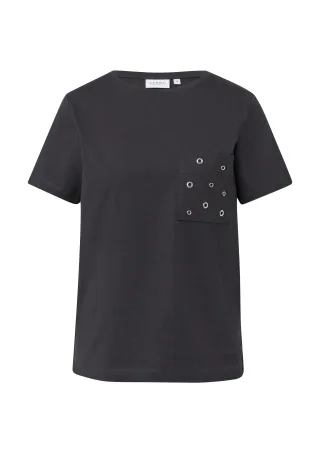 comma - T-Shirt grau - Gr. - 38