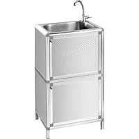 HTI-Living Outdoor-Küchenmodul Outdoorspüle S Gerti (Stück, 1-St., 1 Outdoorspüle) Gartenspüle Campingspüle Messespüle