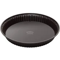 Dr. Oetker Küchenhelfer Tarteform Back-Edition, Quicheform mit Emaille-Hebeboden Ø 28 cm, Antihaft-Beschichtung, schnitt-& kratzfest, hitzebeständig bis 230°C