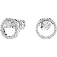 Swarovski Paar Ohrstecker Constella Pavé, mit Swarovski® Zirkonia (synth)
