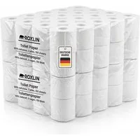 Roxlin Toilettenpapier Toilettenpapier, 3-lagig, Ultraweich, Saugstark, Reißfest (64-St)