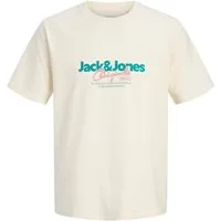 Jack & Jones PlusSize T-Shirt JORCASSIS TEE SS CREW NECK FST PLS mit Logo Schriftzug