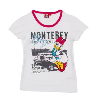 Girl's Daisy Rundhalsausschnitt Kurzarm-T-Shirt WD26120