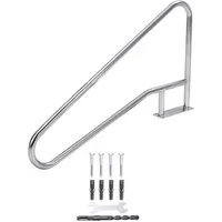 GarveeMore Pool-Haltegriff Edelstahl Poolhandläufe Für Eingelassene Pools