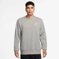 Nike Sportswear Sweatshirt M NK CLUB BB CREW kurzärmelige Ausführung, mit Rundhalsausschnitt, aus Jersey-Material