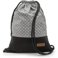 By Bers Turnbeutel Leon By Bers Turnbeutel Beutelrucksack Freizeitrucksack (Tagesrucksack Turnbeutel Beutelrucksack Freizeitrucksack für Strand Sport Festival Freizeit Alltag Einkauf aus Baumwolle Innentasche Schlüsselband, 1-tlg), 9mm dicke und weic