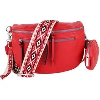 MIRROSI Bauchtasche Damen Taschen, Umhängetasche, Brusttasche, 30x20x9cm Veganes Leder (Schultertasche für jeden Anlass, (dazu 1x Münzbeutel und 1x Schlüsselband), Crossbody Bag, Bohemian gemusterten& verstellbaren Schulterriemen
