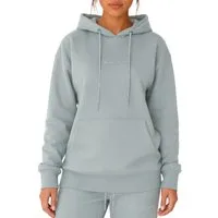 Reichstadt Kapuzenpullover Damen Relaxed Fit Hoodie Marken-Stick 23RSW038 mit Stitching auf der Brust
