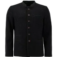 OS Trachten Trachtenjanker Enage Slim Fit, Stehkragen, Wolle