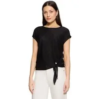 Betty&Co Kurzarmshirt Damen mit Struktur (1-tlg)